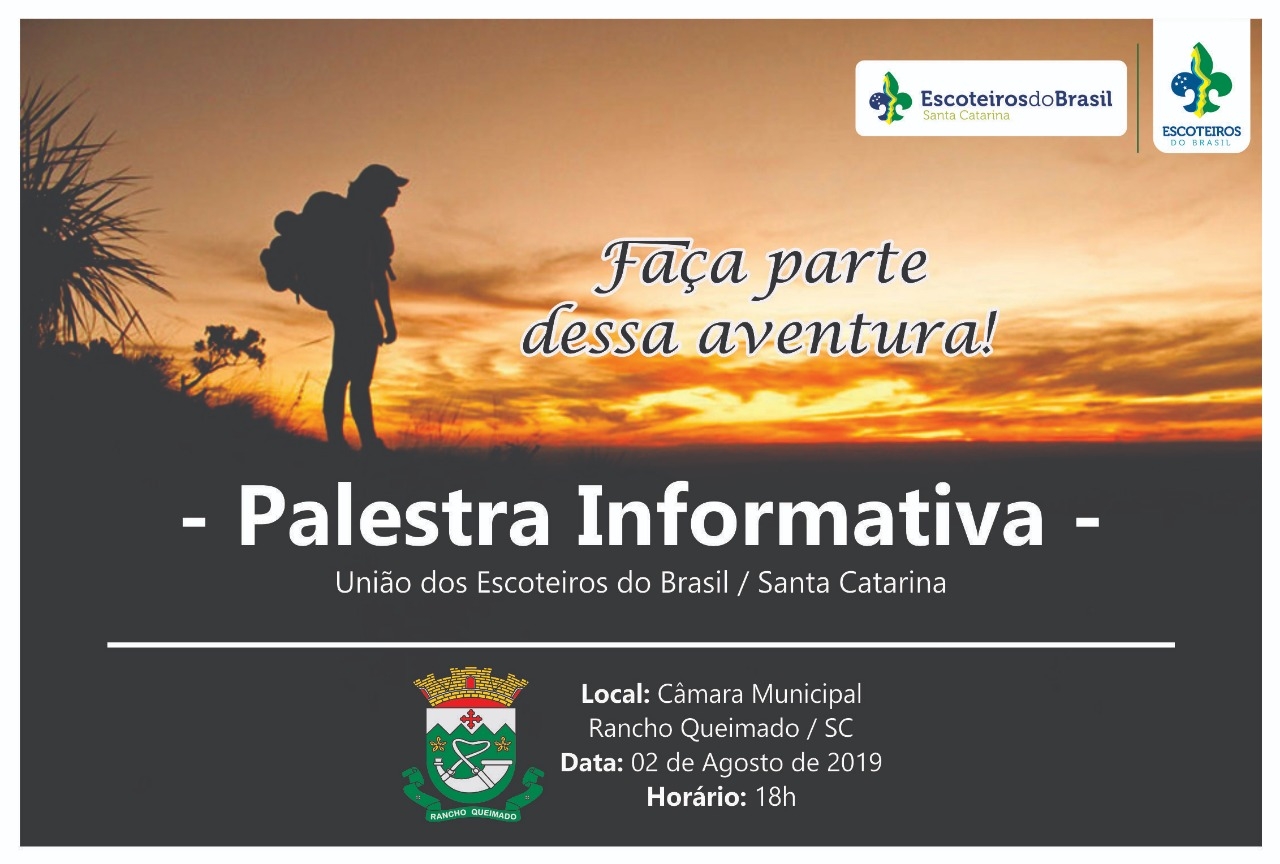 Palestra Informativa - União dos Escoteiros do Brasil / Santa Catarina
