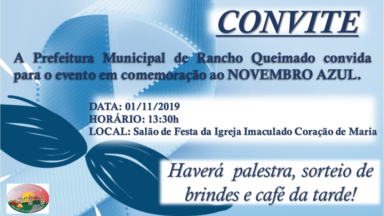 Convite: Comemoração Novembro Azul